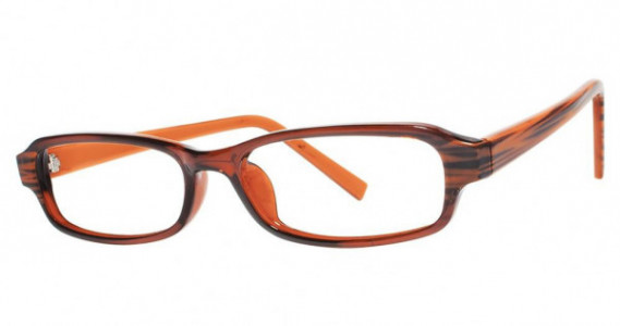 Modern Optical Sunset Eyeglasses, brown/orange