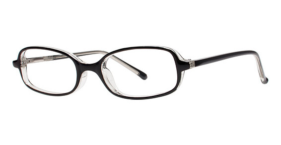 Modern Optical SPORTY Eyeglasses, Black/Crystal