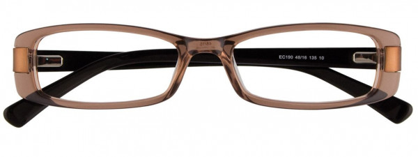 EasyClip EC190 Eyeglasses, 010 - Clear Brown