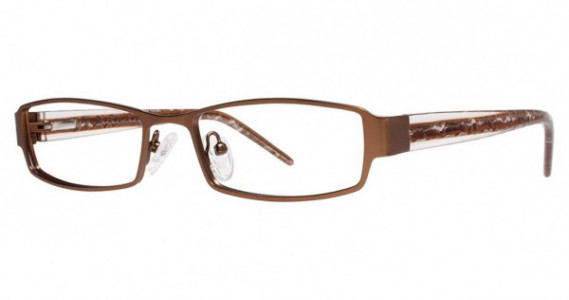 Genevieve Shari Eyeglasses, matte brown