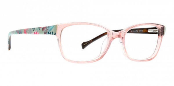 Vera Bradley Naomi Eyeglasses, Mint Flowers