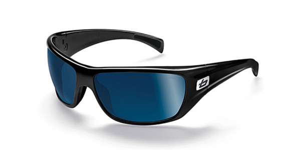 Bolle Cobra Sunglasses, Shiny Black / Polarized Offshore Blue