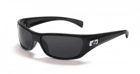 Bolle Copperhead Sunglasses, Shiny Black / Polarized TNS