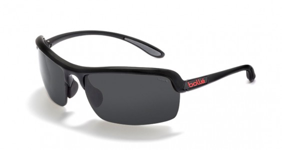 Bolle Dash Sunglasses, Shiny Black / TNS