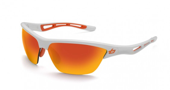 Bolle Helix Sunglasses, Shiny White / TNS Fire