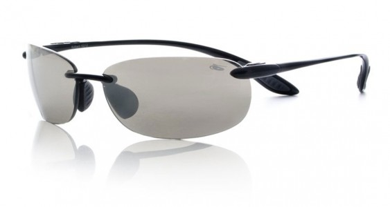 Bolle Kickback Sunglasses, Shiny Black / TNS Gun