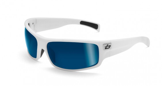 Bolle Piranha Sunglasses, Shiny White / Polarized Offshore Blue