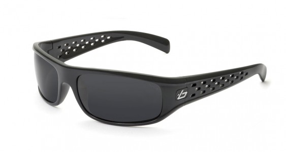 Bolle Satellite Sunglasses, Shiny Black / Polarized TNS
