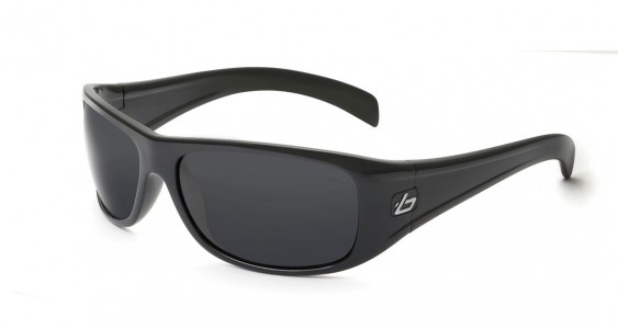 Bolle Sonar Sunglasses, Shiny Black / Polarized TNS
