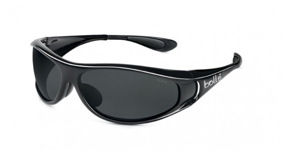 Bolle Spiral Sunglasses, Shiny Black / Polarized TNS