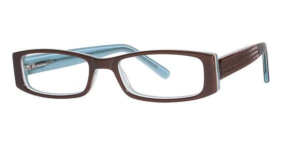 K-12 by Avalon 4069 Eyeglasses, Brown/Turquoise