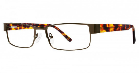 Big Mens Eyewear Club BIG NEWS Eyeglasses, Matte Brown/Tortoise
