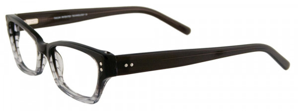 Takumi T9962 Eyeglasses, 090 - Black & Clear