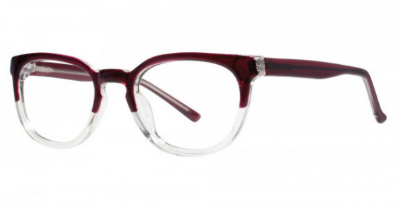 Modern Optical GENIUS Eyeglasses, Burgundy/Crystal