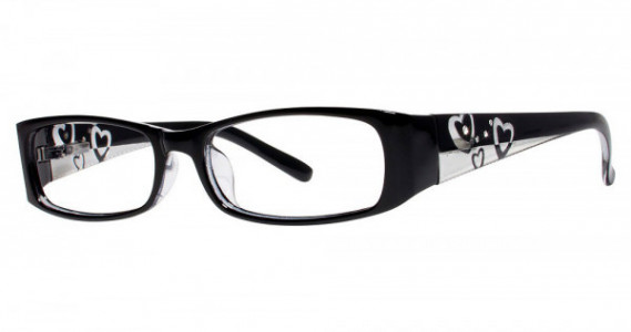 Modern Optical PIXIE Eyeglasses, Black/Crystal