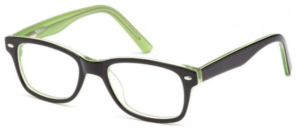 Trendy T 19 Eyeglasses, Black