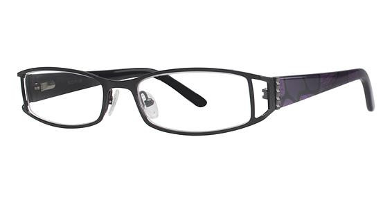 Vivian Morgan 8026 Eyeglasses, Black/Plumberry