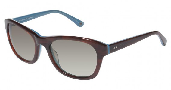 Bogner 736054 Sunglasses, Brown w/ Aqua (60)