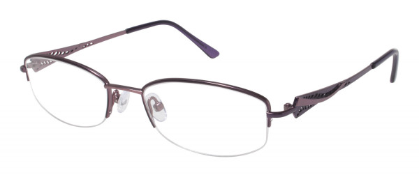 Tura R107 Eyeglasses, Eggplant/Pink (EGP)