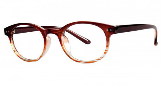 Modern Optical THEORY Eyeglasses, Brown