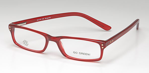 Go Green GG30 Eyeglasses, Burgundy