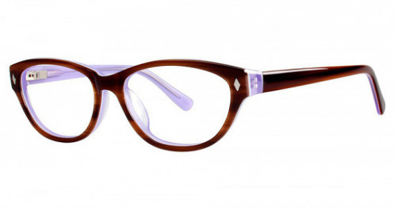 Genevieve INTRIGUE Eyeglasses, Coffee/Lilac
