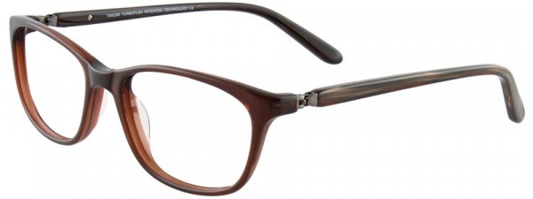 Takumi TK904 Eyeglasses, 010 - Clear Dark Chocolate
