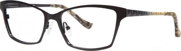 Kensie Metallic Eyeglasses, Black