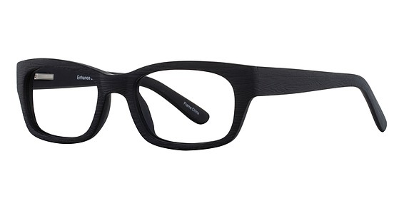 Enhance EN3854 Eyeglasses, Matt Wood Black