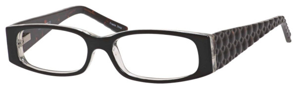Enhance EN3851 Eyeglasses, Black/Crystal