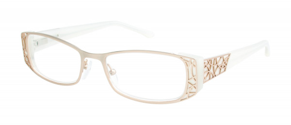 Tura R406 Eyeglasses, Gold/Pearl (GLD)