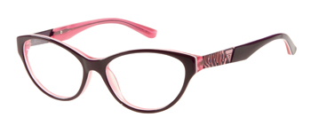 Guess GU 2351 Eyeglasses, PUR PURPLE/WHITE