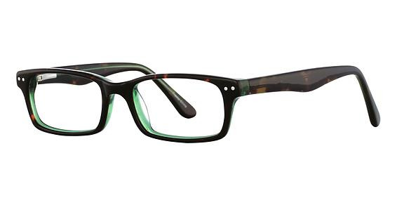 K-12 by Avalon 4080 Eyeglasses, Tortoise/Green