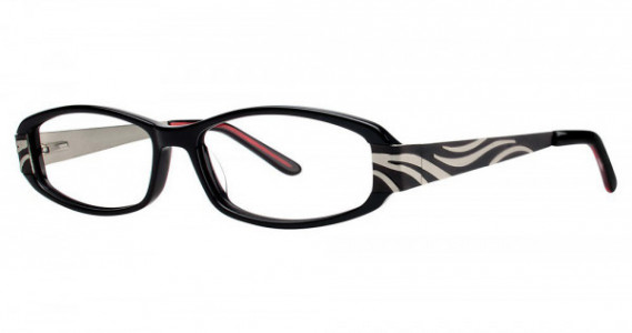 Genevieve ENHANCE Eyeglasses, Black/Gunmetal
