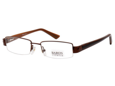 Baron 5256 Eyeglasses, Matte Brown