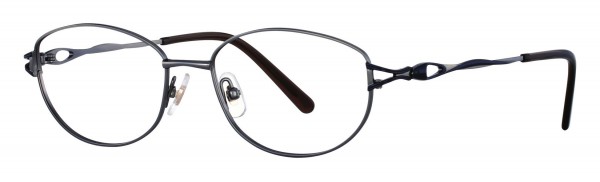Seiko Titanium T3038 Eyeglasses, 278 Gun Metal/Charcoal
