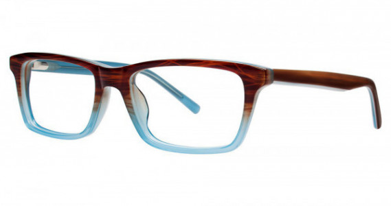 Genevieve SENSATION Eyeglasses, Brown/Blue