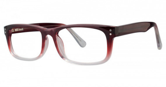 Modern Optical IDEA Eyeglasses, Burgundy Fade