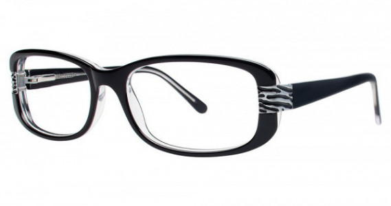 Genevieve FLOURISH Eyeglasses, Black
