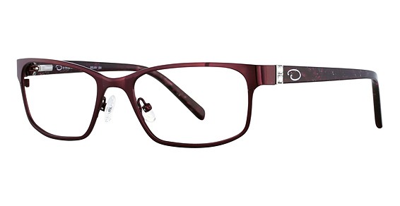 Oscar de la Renta OSL 456 Eyeglasses, 604 Shiny Burgundy