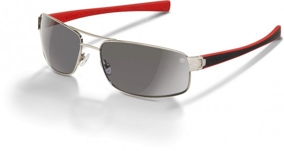 TAG Heuer LRS 0251 Sunglasses, Pure / Black-Red Temples / Grey Outdoor (102)
