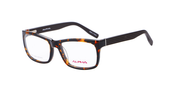 Alpha Viana A-3031 Eyeglasses, C2 - Black/Brown
