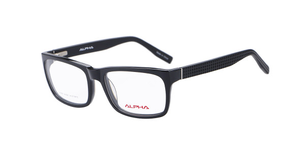 Alpha Viana A-3031 Eyeglasses, C1 - Black