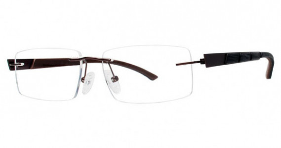 Modz Executive Eyeglasses, matte brown/black