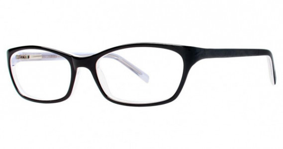 Fashiontabulous 10x236 Eyeglasses, black/white/crystal