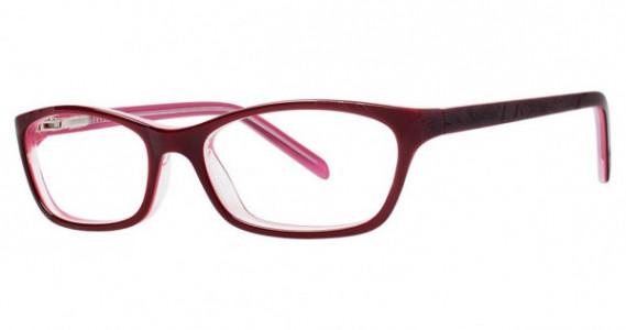 Fashiontabulous 10x236 Eyeglasses, burgundy/pink/crystal
