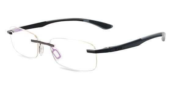 Tumi T109 Eyeglasses, Black/Grey