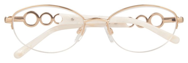 ClearVision NORA Eyeglasses, Gold