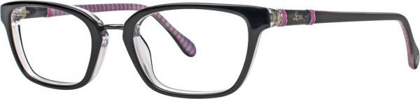 Lilly Pulitzer Truro Eyeglasses, Black Crystal