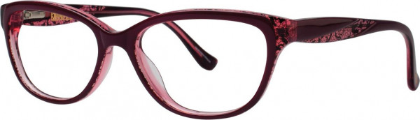Kensie Lace Eyeglasses, Maroon